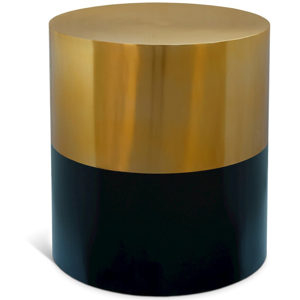 Sun Black / Gold End Table. Picture 1