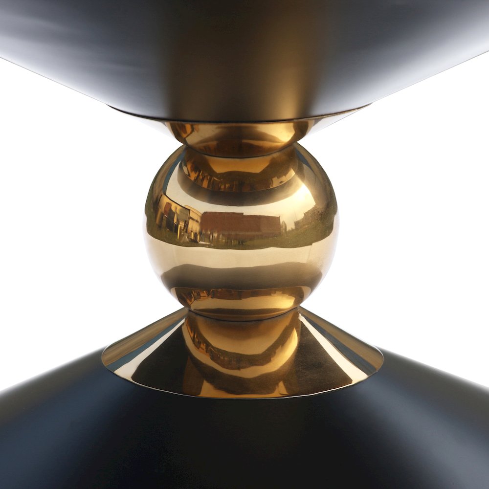 Malia Black / Gold Coffee Table. Picture 4