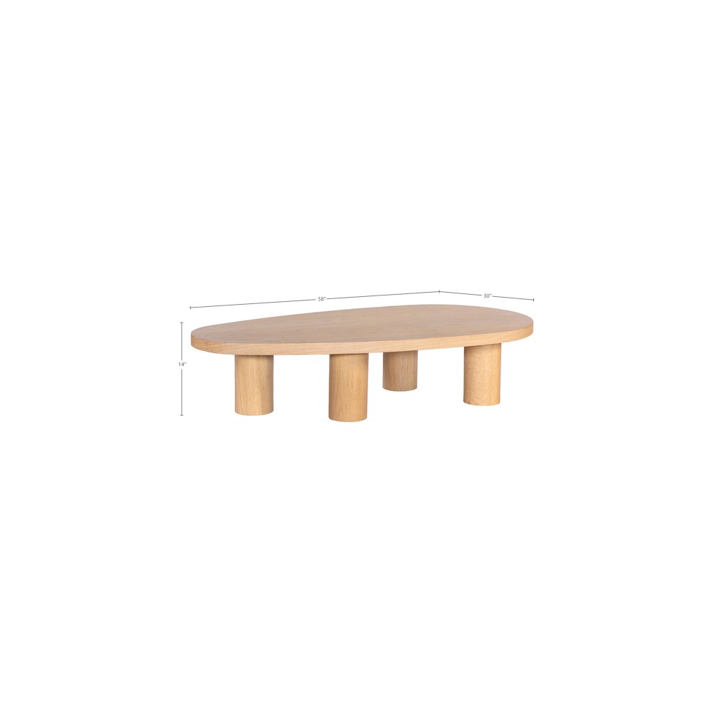 Beekman Oak Coffee Table. Picture 6