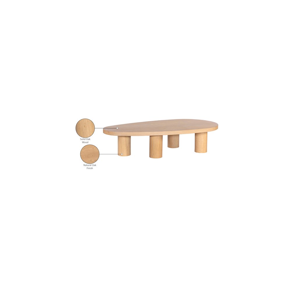 Beekman Oak Coffee Table. Picture 7