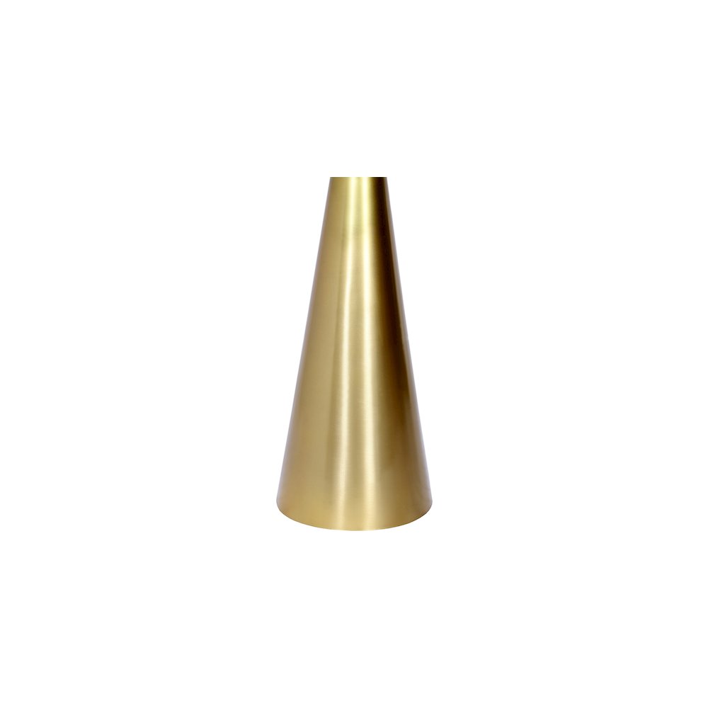 Glassimo Brushed Gold End Table. Picture 4