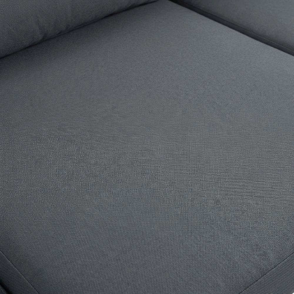 Gray Fabric Outdoor Patio Modular Sectional With Contemporary Design. Picture 5