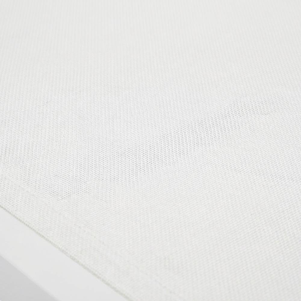 White Mesh Fabric Outdoor Patio Chaise Lounge Chair With Contemporary Style. Picture 5