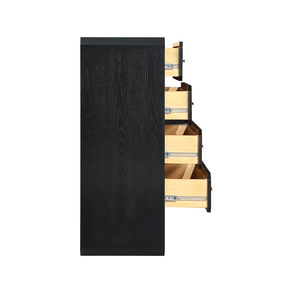 Parker Black Ash Veneer Chest. Picture 6