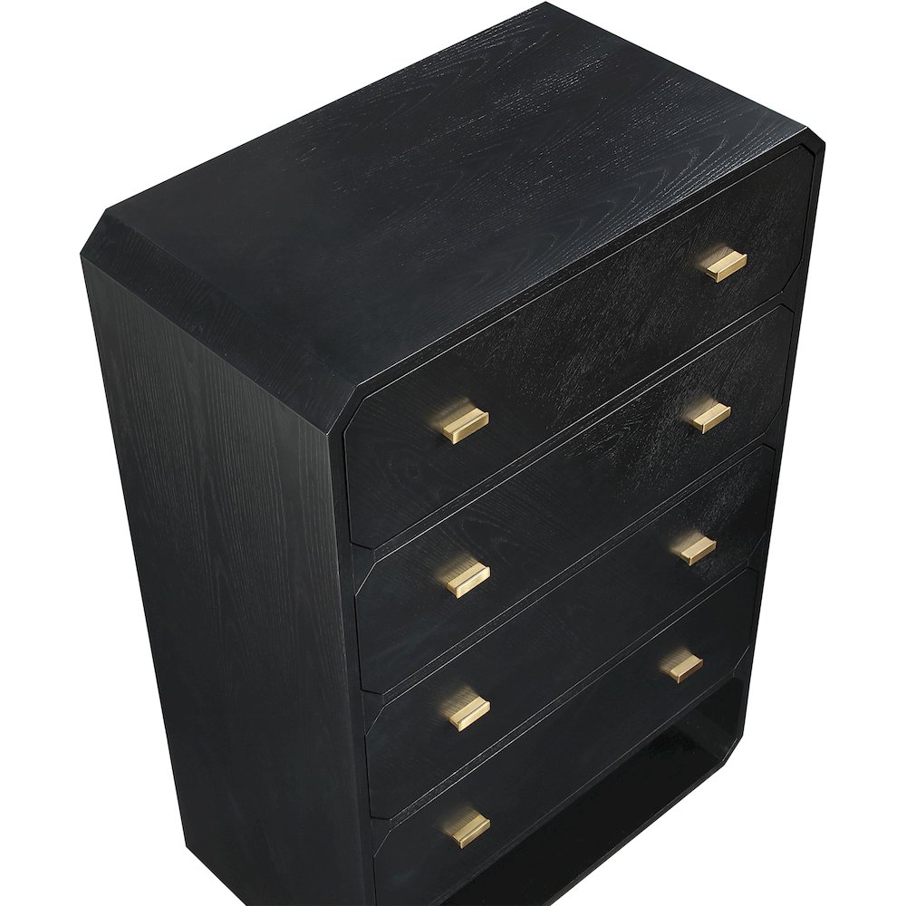Parker Black Ash Veneer Chest. Picture 8