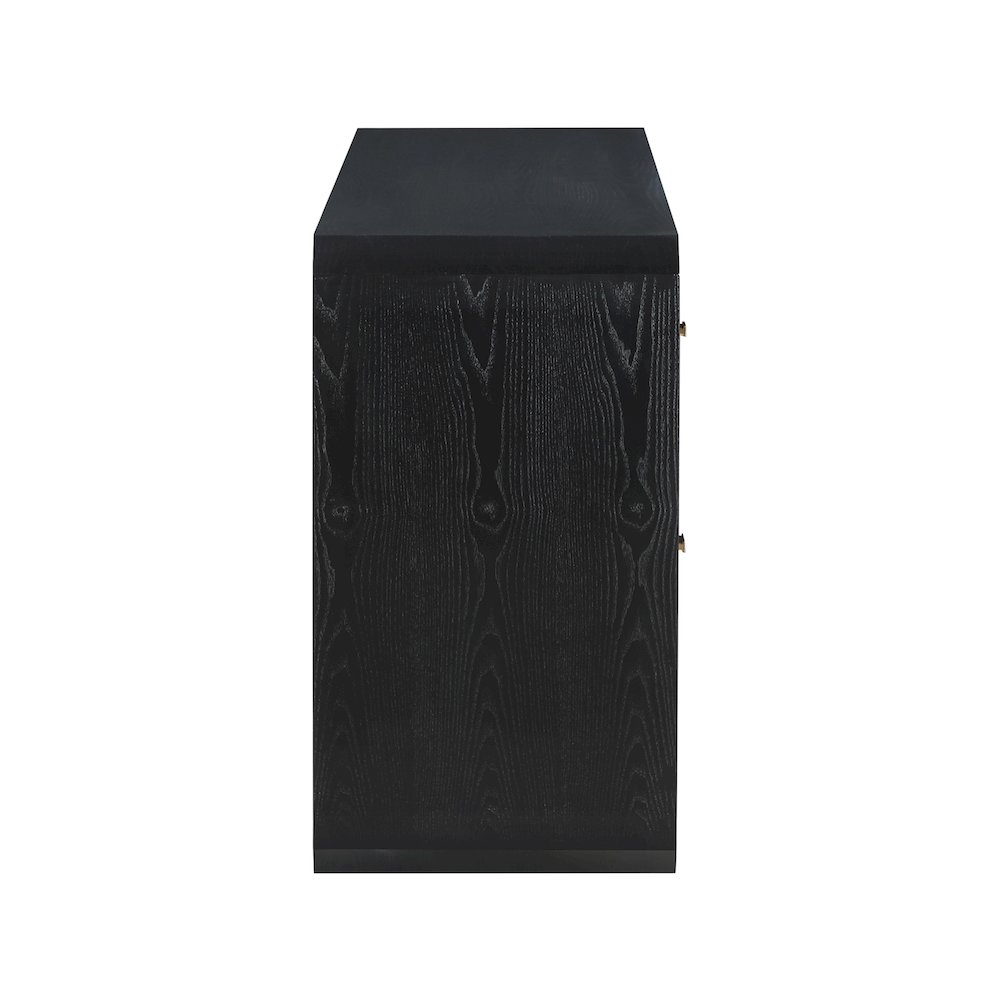 Parker Black Ash Veneer Dresser. Picture 4