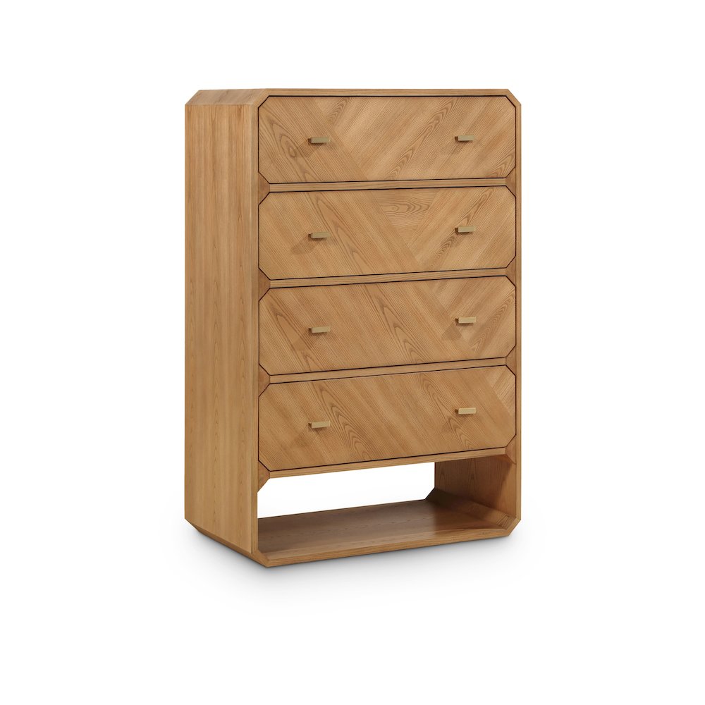 Parker Natural Ash Veneer Chest. Picture 1