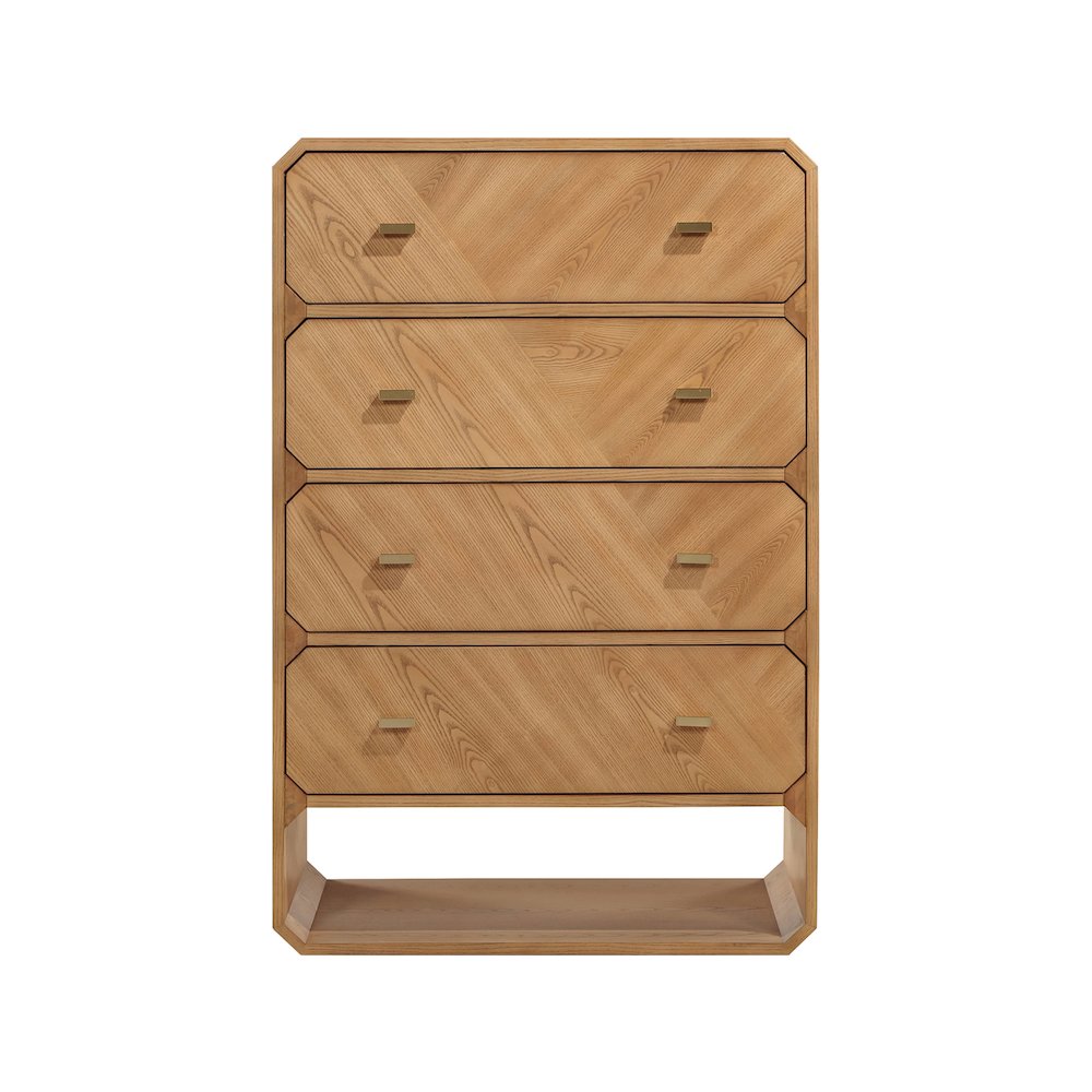 Parker Natural Ash Veneer Chest. Picture 3