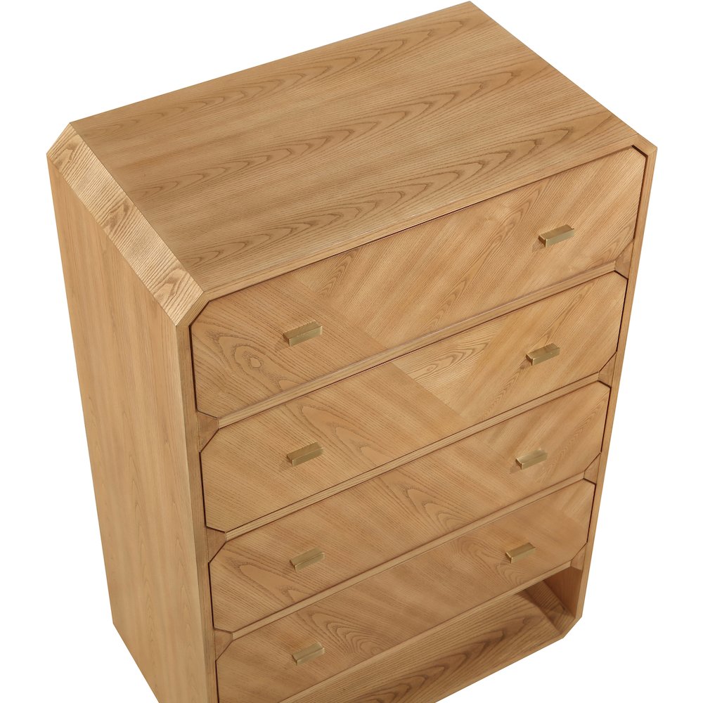 Parker Natural Ash Veneer Chest. Picture 8