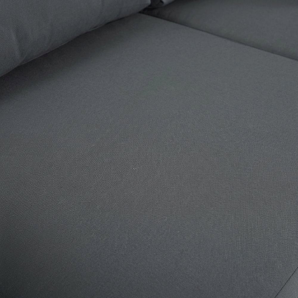 Gray Fabric Outdoor Patio Modular Sectional With Contemporary Style. Picture 5