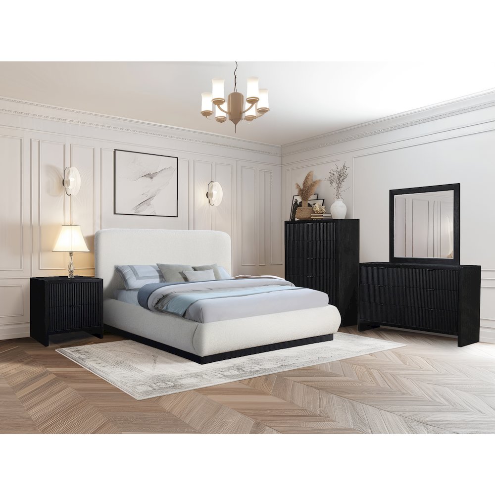 Fairfax Black Night Stand. Picture 9