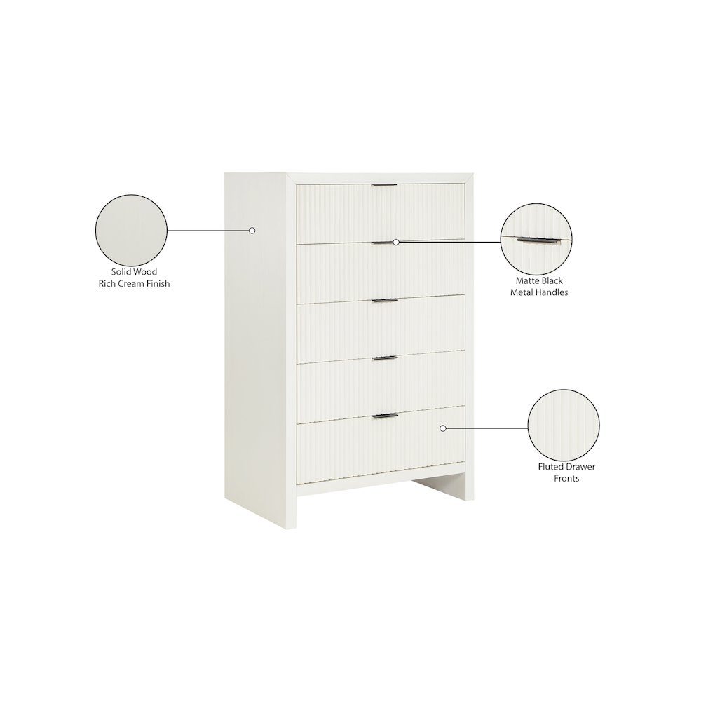 Fairfax Cream Chest. Picture 11