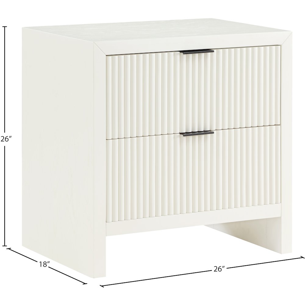 Fairfax Cream Night Stand. Picture 10