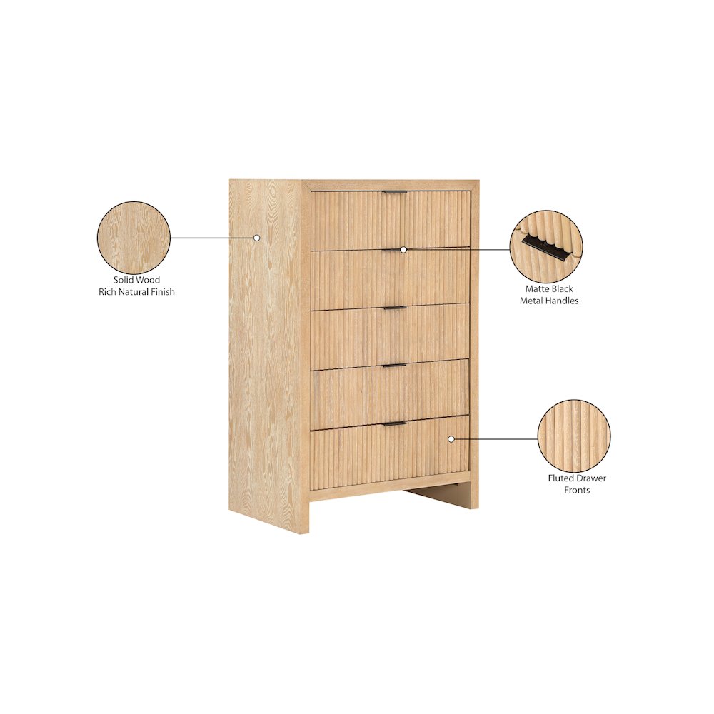 Fairfax Natural Chest. Picture 11