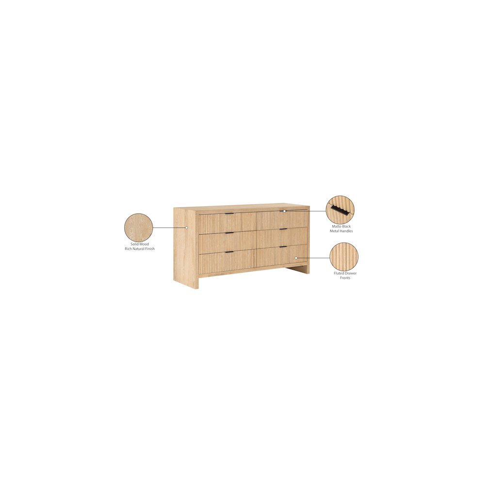 Fairfax Natural Dresser. Picture 10