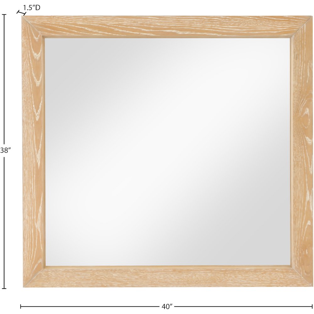 Fairfax Natural Mirror. Picture 6