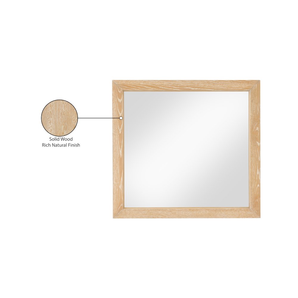Fairfax Natural Mirror. Picture 7