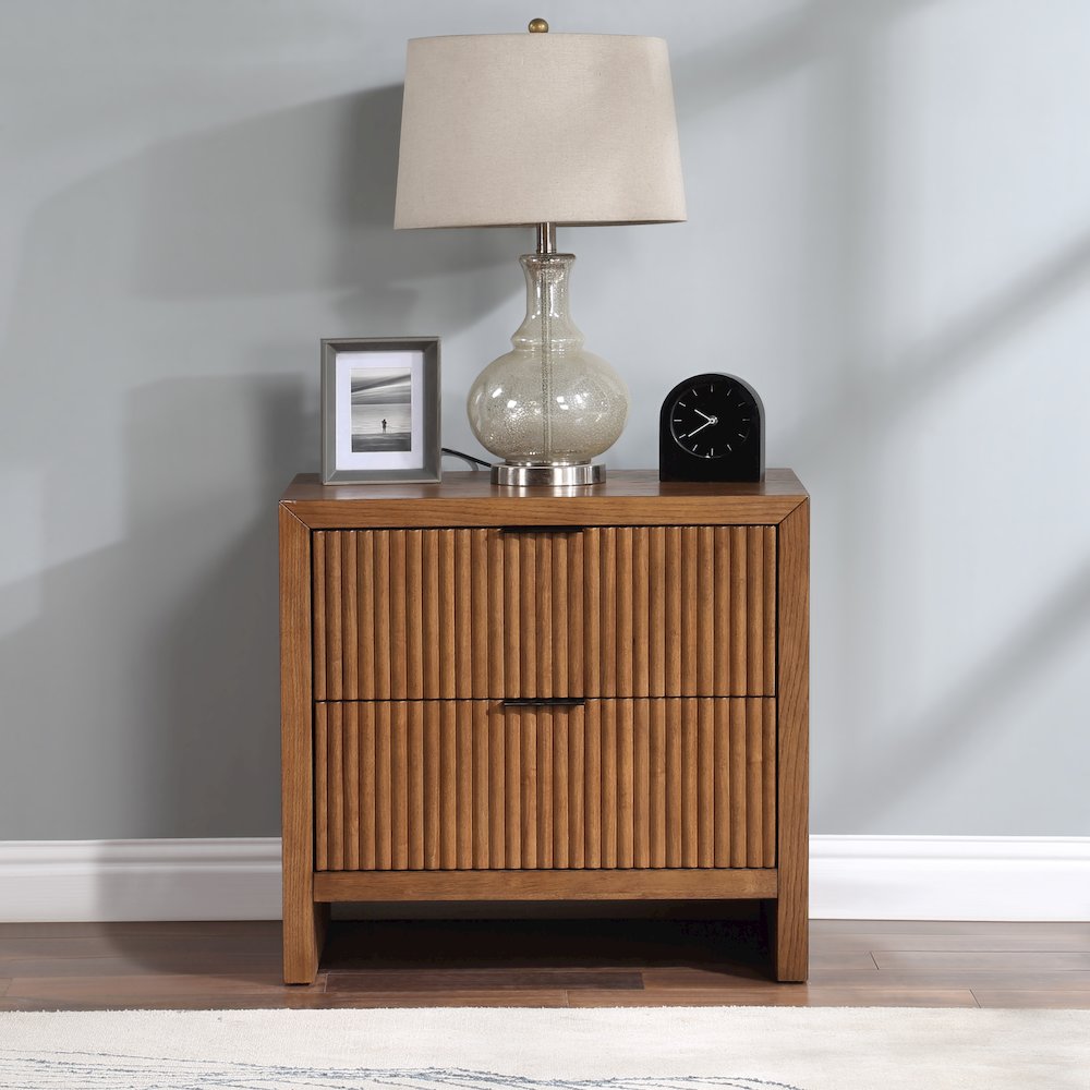 Fairfax Walnut Night Stand. Picture 2