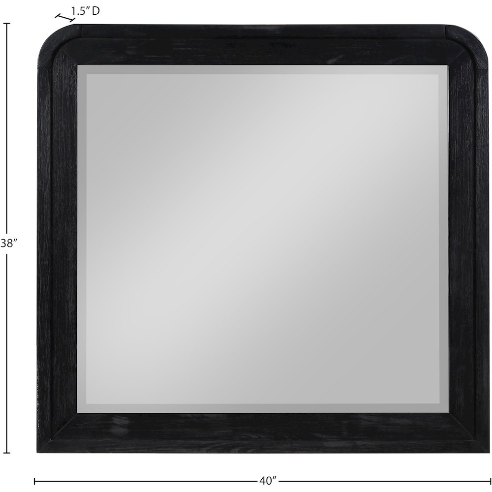 Fluted Black Mirror. Picture 6