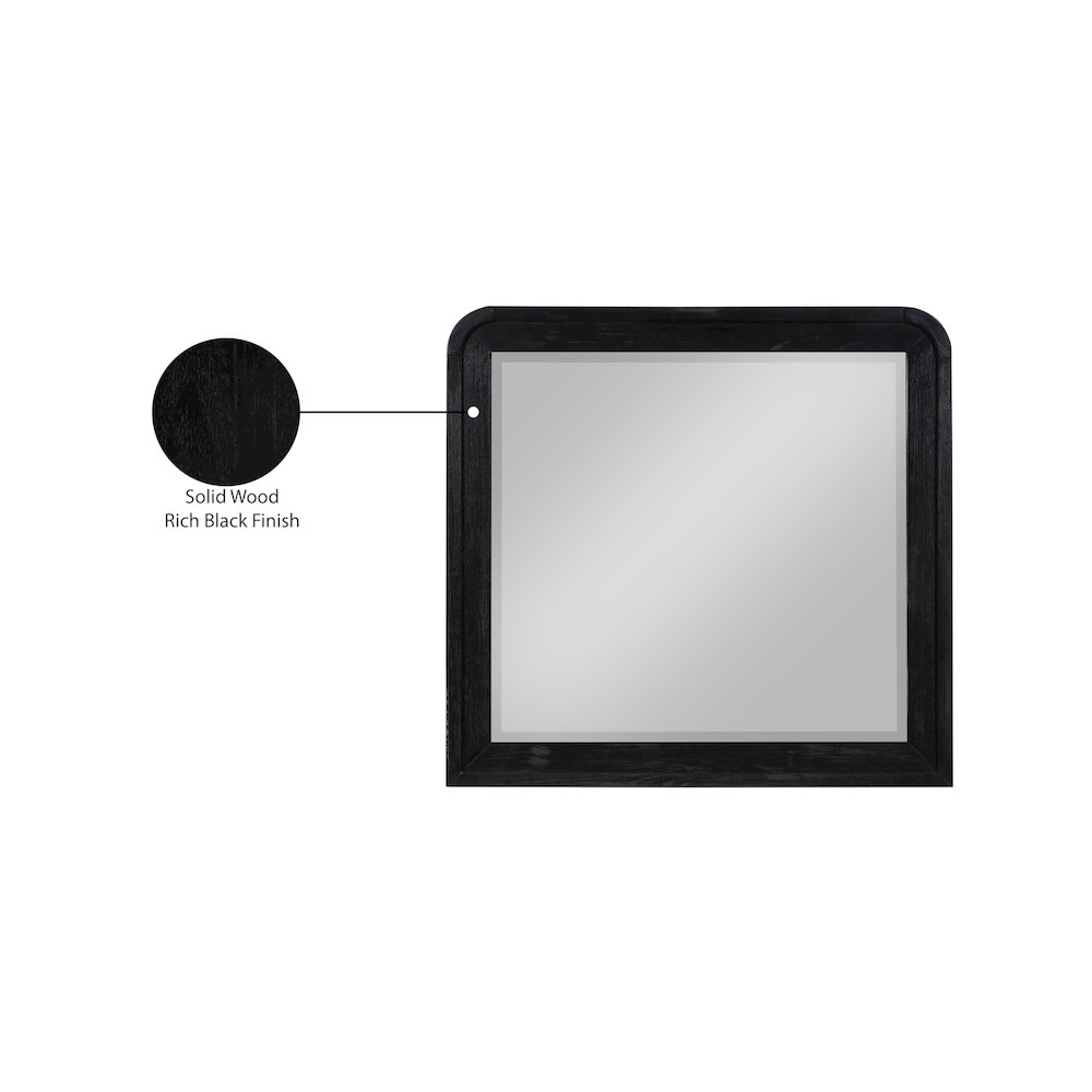 Fluted Black Mirror. Picture 7