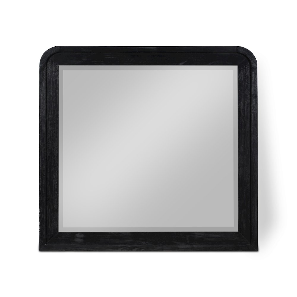 Fluted Black Mirror. Picture 1
