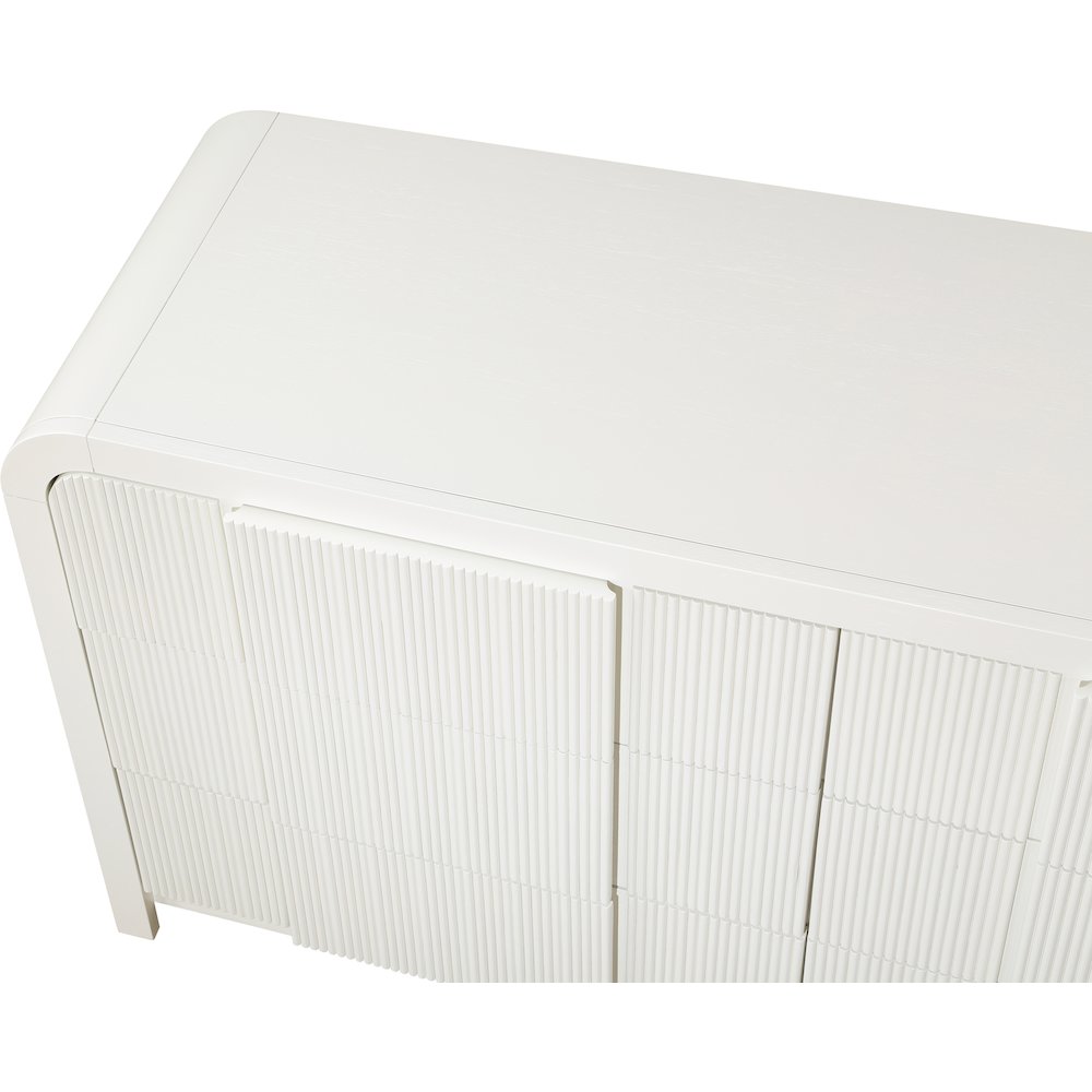 Fluted Cream Dresser. Picture 9