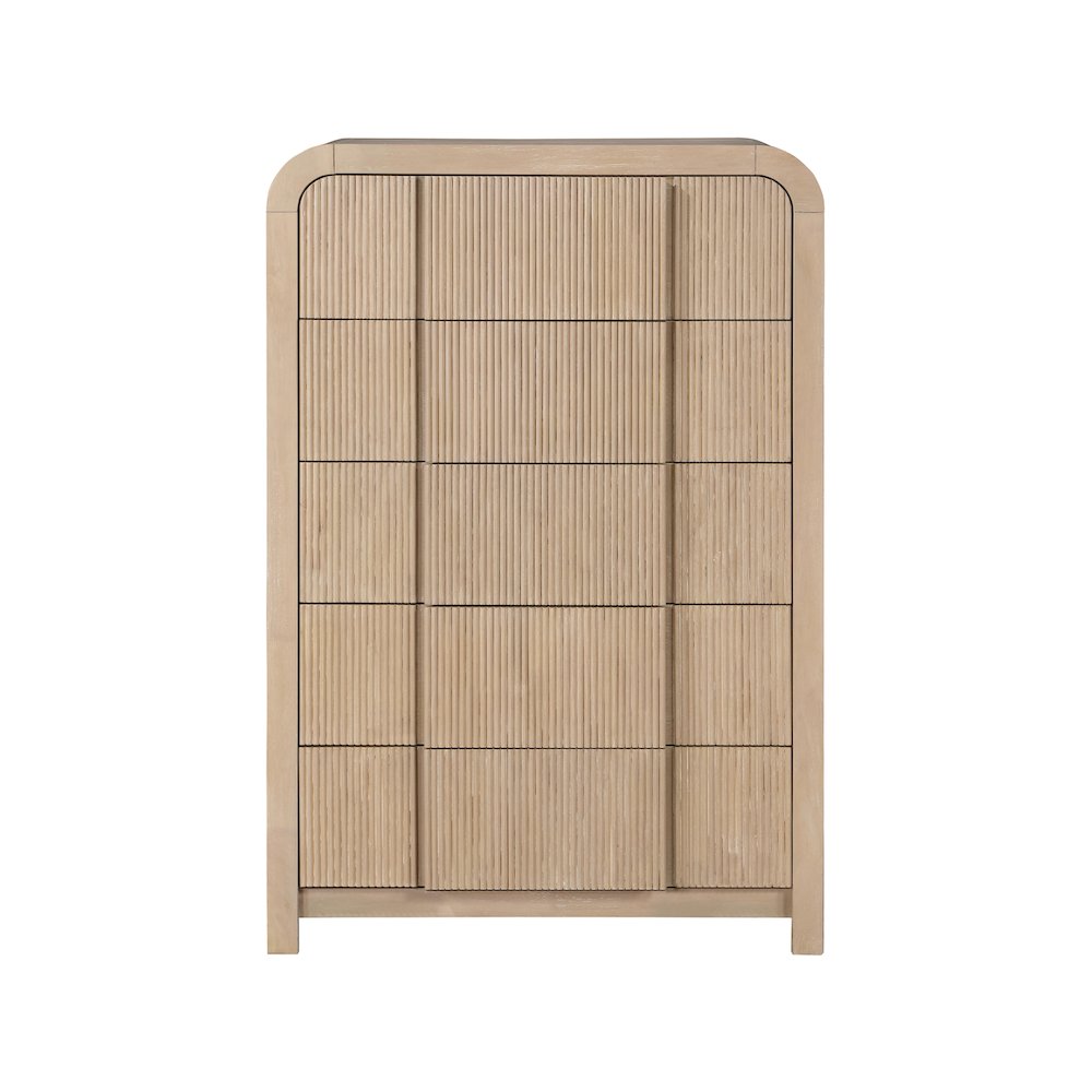 Fluted Natural Chest. Picture 3