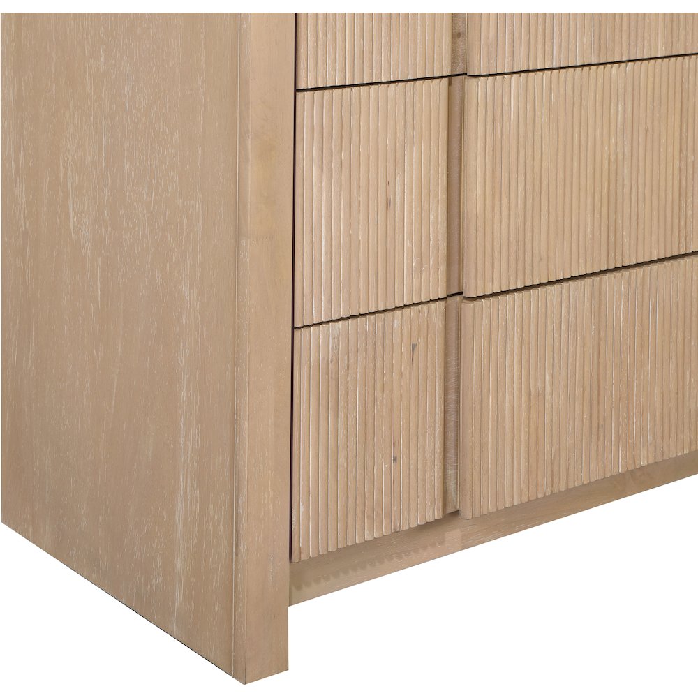Fluted Natural Dresser. Picture 10