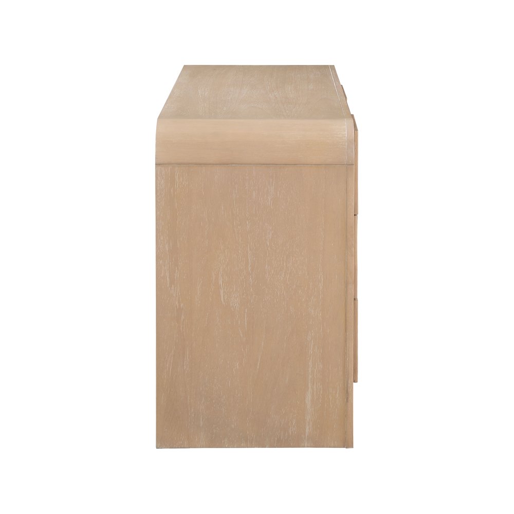 Fluted Natural Dresser. Picture 7