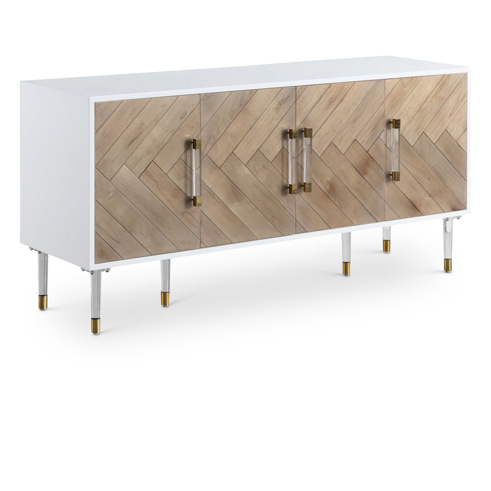 Jive White Lacquer Sideboard/Buffet. Picture 1
