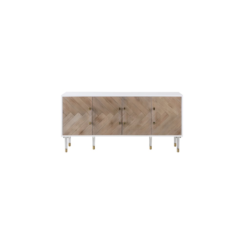 Jive White Lacquer Sideboard/Buffet. Picture 4