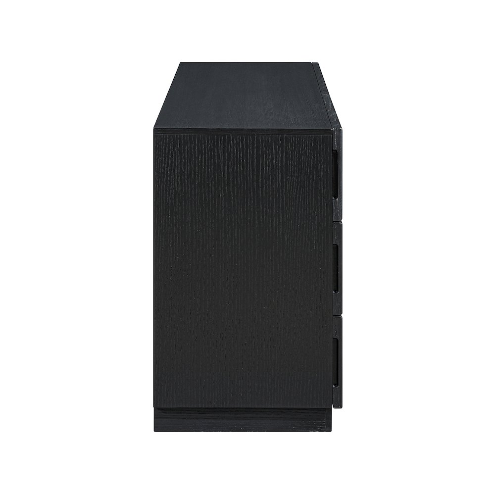 Weave Black Dresser. Picture 4