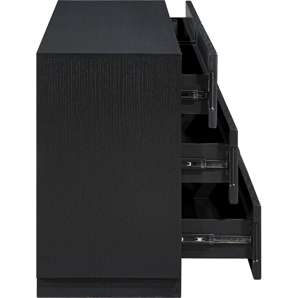 Weave Black Dresser. Picture 6