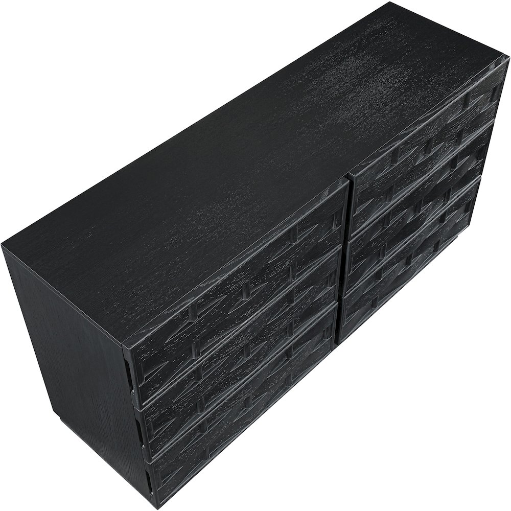 Weave Black Dresser. Picture 7