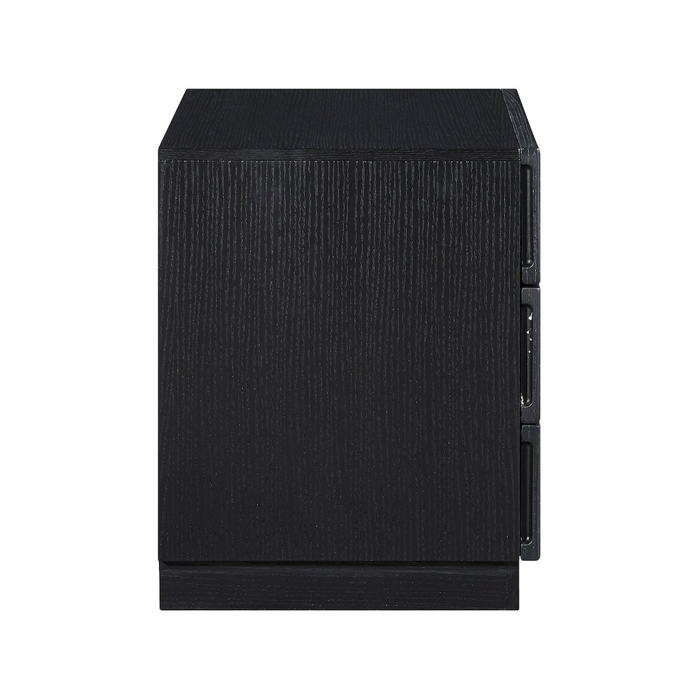 Weave Black Night Stand. Picture 4