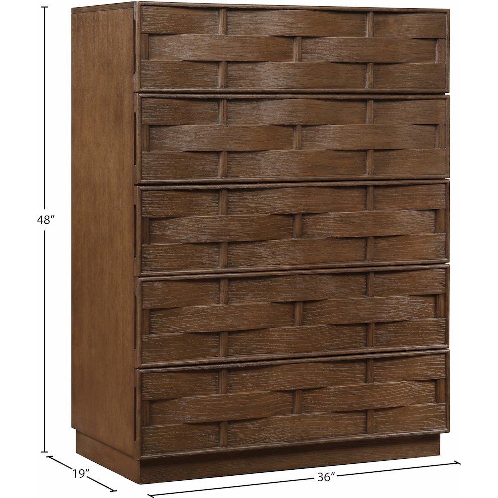 Weave Brown Chest. Picture 9
