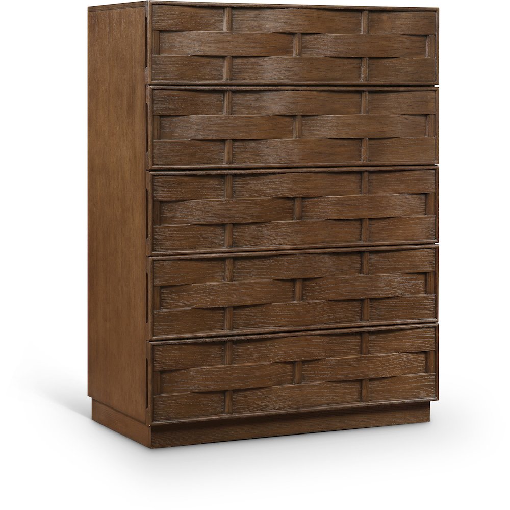 Weave Brown Chest. Picture 1