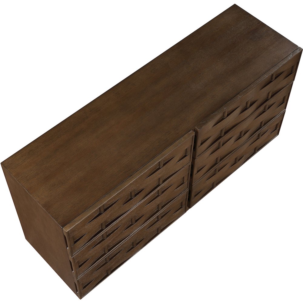 Weave Brown Dresser. Picture 7