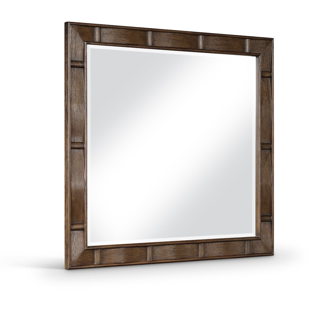 Weave Brown Mirror. Picture 1