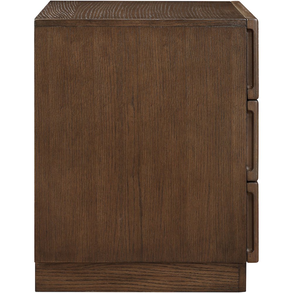 Weave Brown Night Stand. Picture 4