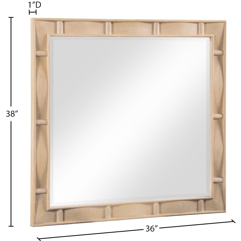 Weave Natural Mirror. Picture 7