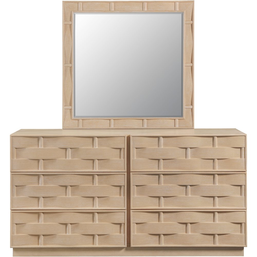 Weave Natural Mirror. Picture 4