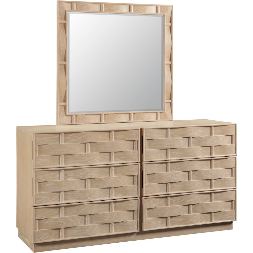 Weave Natural Mirror. Picture 5