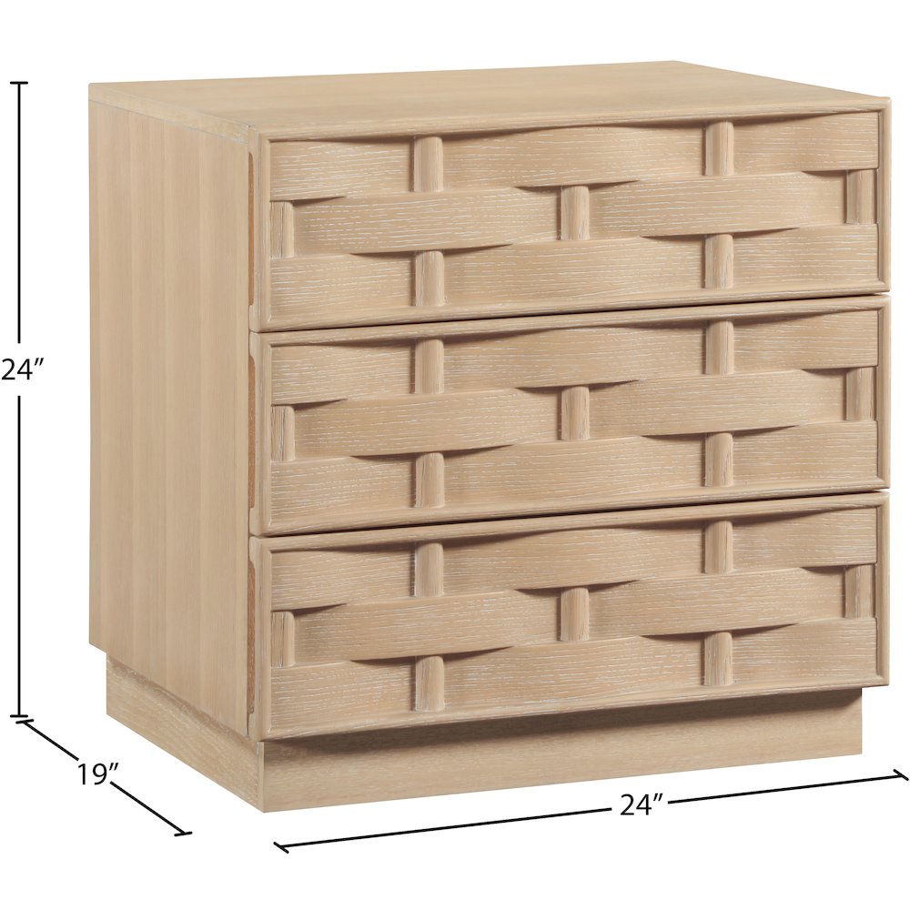 Weave Natural Night Stand. Picture 9