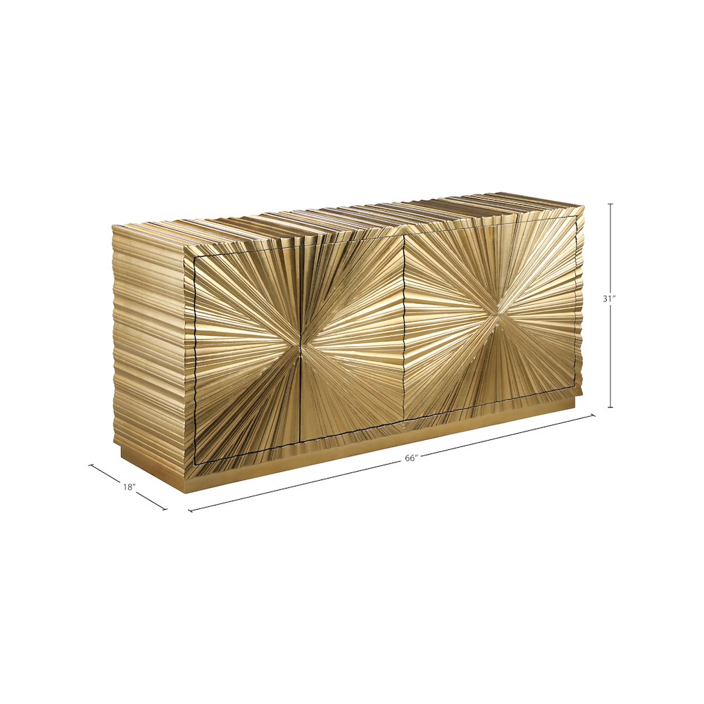 Golda Gold Leaf Sideboard/Buffet. Picture 8