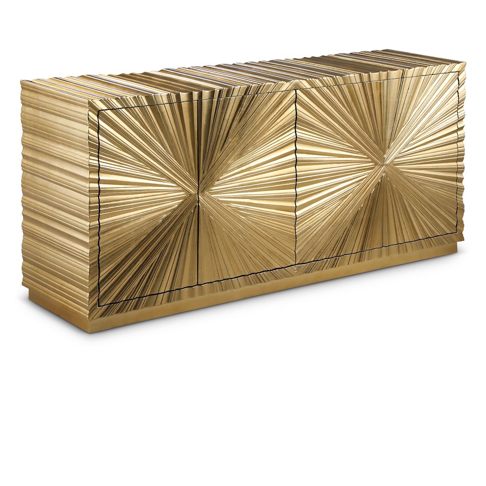 Golda Gold Leaf Sideboard/Buffet. Picture 1