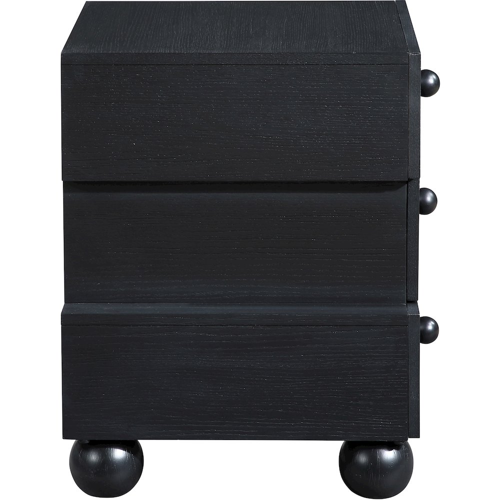 Askew Black Night Stand. Picture 4