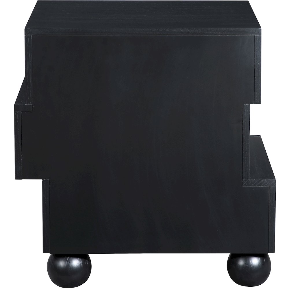 Askew Black Night Stand. Picture 5