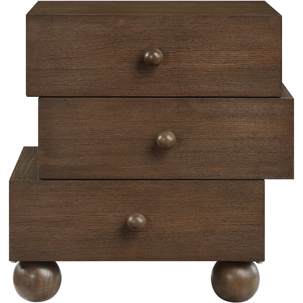 Askew Brown Night Stand. Picture 3