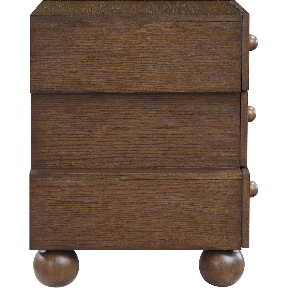 Askew Brown Night Stand. Picture 4